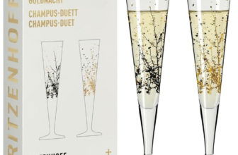 ritzenhoff 2er set champagnerglaeser champus goldnacht duett