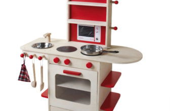 roba Spielkueche Holzkueche natur rot Kaufland de