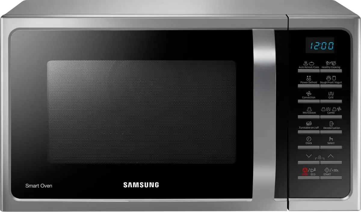 Samsung MC28H5015AS Kombi-Mikrowelle 900W mit Heißluft und Grill für 134,00 € inkl. Versand statt 195,08 €