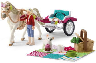 schleich 42467 Kutsche fuer Pferdeshow fuer Kinder ab 5 Jahren Horse Club Spielset Amazon de Spielzeug