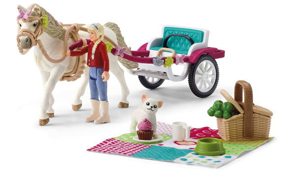 schleich 42467 Kutsche fuer Pferdeshow fuer Kinder ab 5 Jahren Horse Club Spielset Amazon de Spielzeug