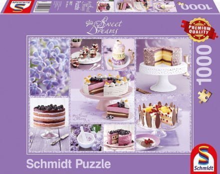 schmidt spiele kaffeekraenzchen in flieder sweet dreams 1000 teile