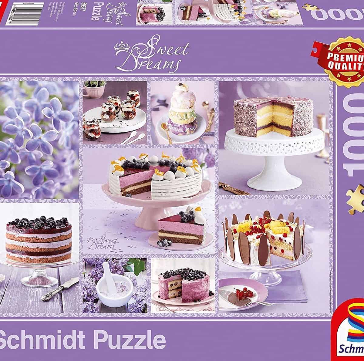 Schmidt Spiele Kaffeekraenzchen In Flieder Sweet Dreams 1000 Teile