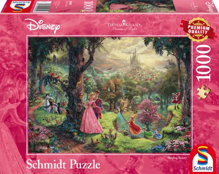 Schmidt Spiele 59474 Thomas Kinkade – Disney „Dornröschen“ – 1.000 Teile Puzzle für 7,64 € [Prime] statt 11,63 €