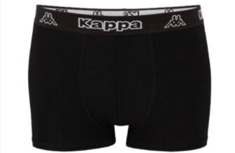 10er-Pack-Kappa-Herren-Boxershorts-stylische-Unterhosen-Sparpack-351K1JW-AEB-Schwarz-Weiß