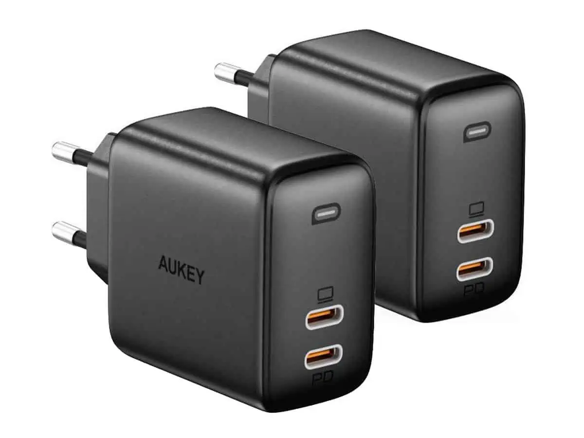 2er-Pack Aukey PD-Ladegerät PA-B4 (65 Watt) für 45,90 € inkl. Versand statt 89,90 €