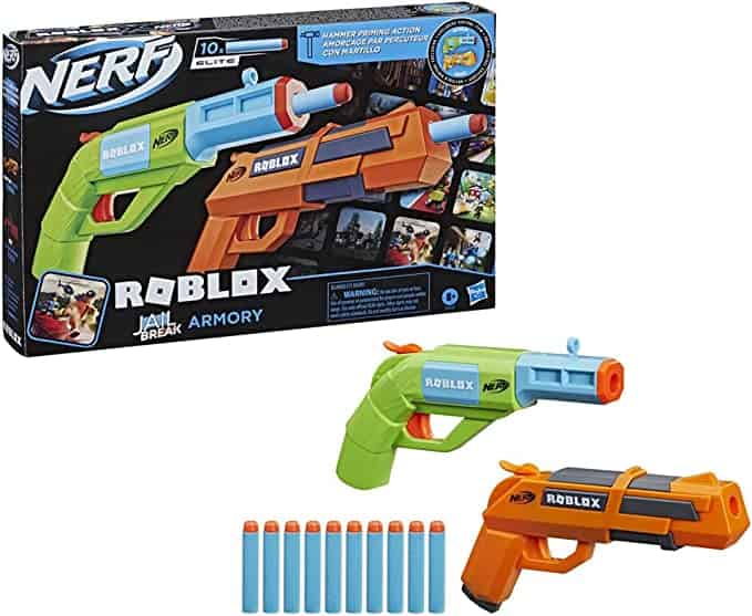 Hasbro Nerf Roblox Jailbreak Armory Blaster 2Er-Pack