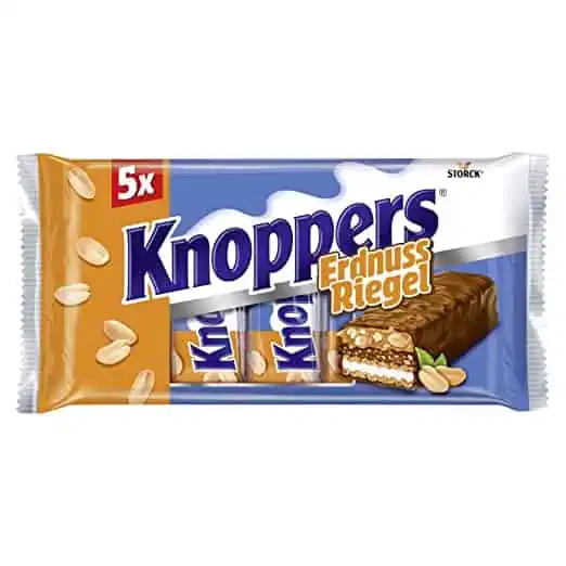 Knoppers ErdnussRiegel (200g) für 5,10 € inkl. Prime-Versand