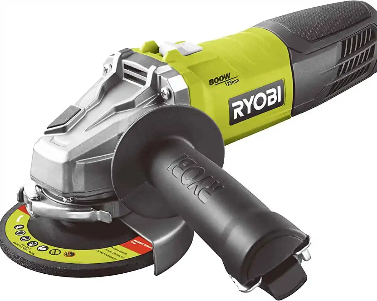 Ryobi Winkelschleifer RAG800-125G (Schleifer 800 W, Bohrungsdurchmesser 22mm, 12000min⁻¹, M14, 2,4kg) für 29,90 € inkl. Versand statt 45,90 €