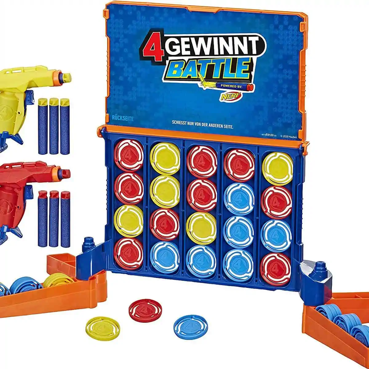Play-Doh 4 gewinnt Battle Spiel – Powered by Nerf für 14,74 € [Prime/OTTO Up] statt 28,29 €