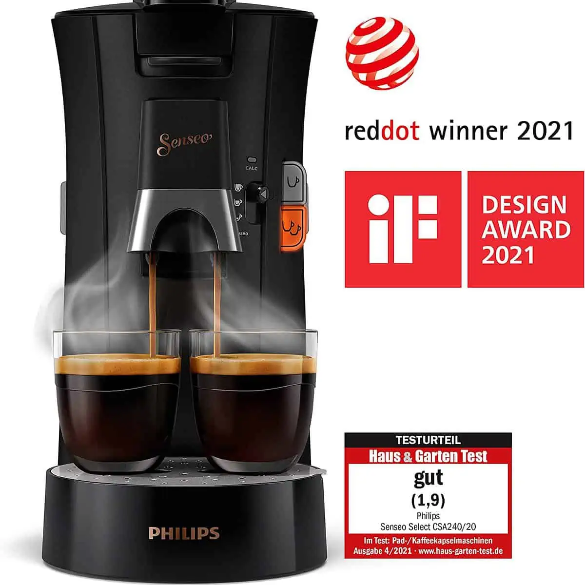 Philips Senseo Select CSA240/60 Kaffeepadmaschine für 55,50 € inkl. Versand statt 71,46 €