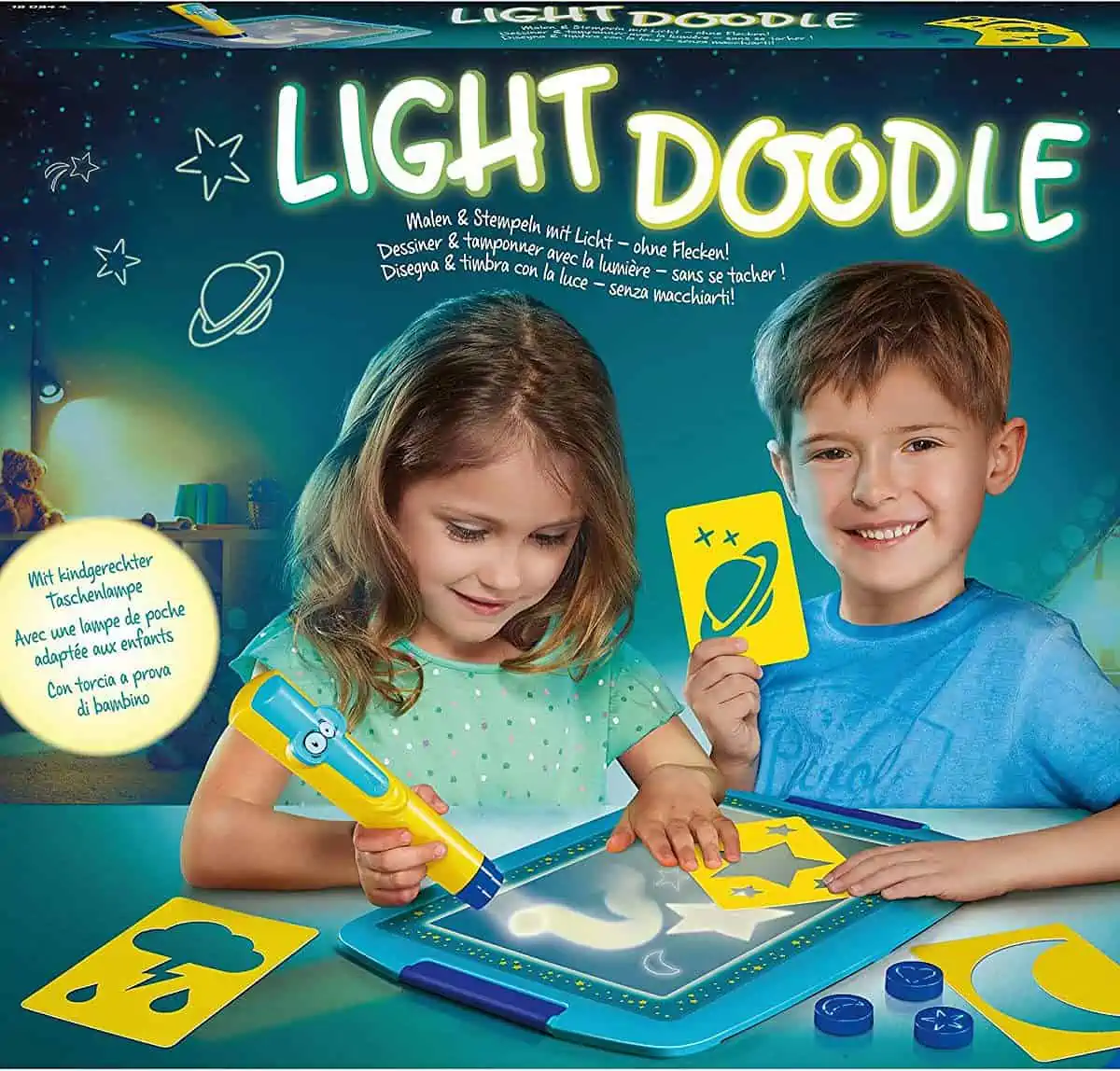 Ravensburger 18084 – Light Doodle Moon & Stars für 9,99 € [Prime] statt 14,44 €