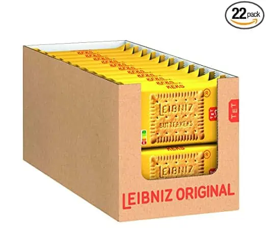 LEIBNIZ Butterkeks (22 x 50g) ab 6,00 € inkl. Versand (Prime Spar-Abo)