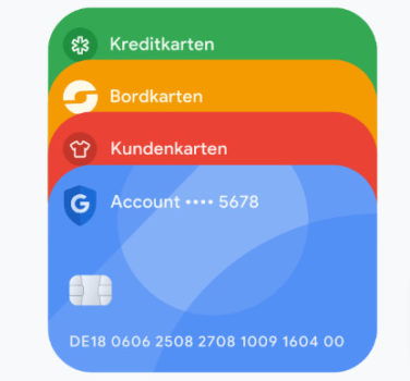 Alles griffbereit und sicher Mit Google Wallet