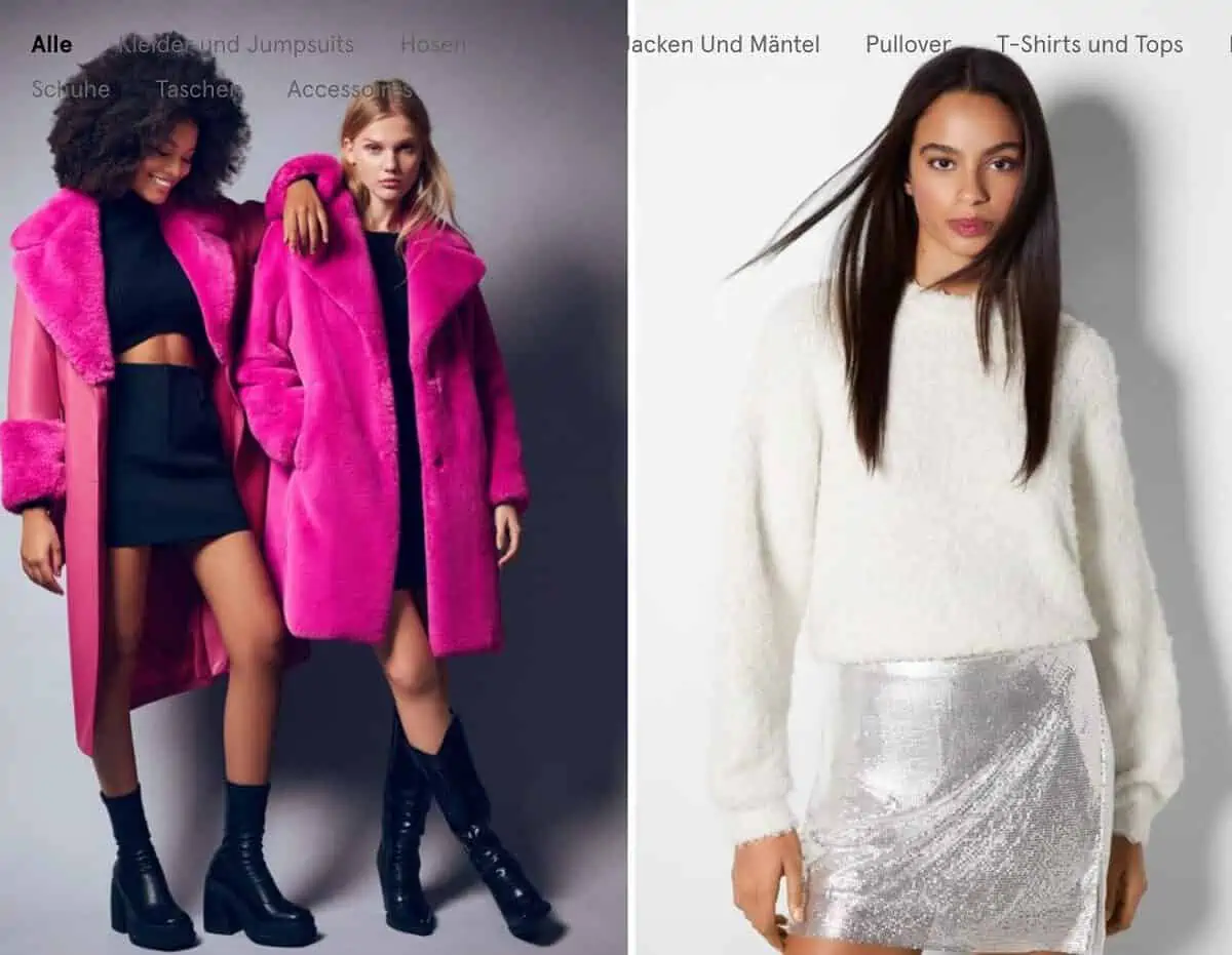 Bershka: bis zu 50 % Rabatt auf ausgewählte Artikel