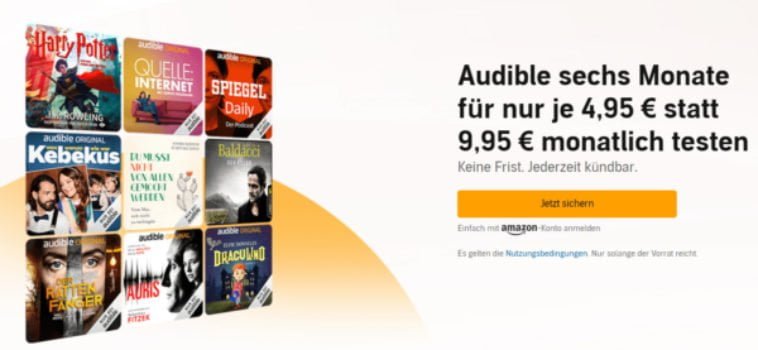 Audible Neukunden e1670096000707