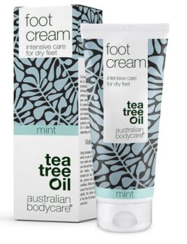 Australian Bodycare Foot Cream 100ml Teebaumoel Mint Fusscreme fuer Frauen Maenner bei Hornhaut