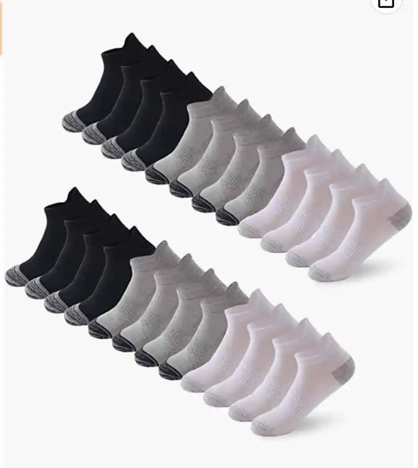 BUDERMMY 12 Paar Sneaker Socken (Gr.35-40 & 41-46) für 11,89 € inkl. Versand (0,99 €/Paar)🔥