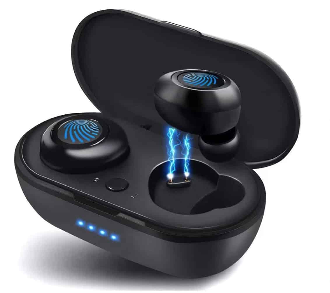 Bluetooth Kopfhoerer 35 Std. Spielzeit Usb C Ladebox Schnellladung Bluetooth 5.0 Ipx5 Wasserdicht To