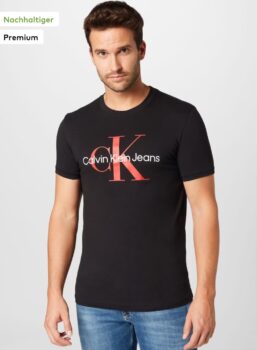 Calvin Klein Jeans T Shirt in Schwarz   ABOUT YOU