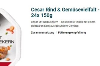 Cesar Rind Gemuesevielfalt 24x 150g guenstig kaufen zoo24 de