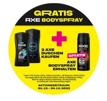 Deo Pflege von AXE geschenkt dm de