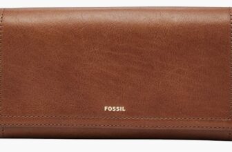 Fossil womens Sl7833 200 Flap Clutch Braun 19.3802 cm x 2.54 10.16 EU   Amazon.de  Fashion