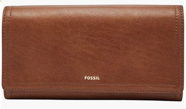 Fossil womens Sl7833 200 Flap Clutch Braun 19.3802 cm x 2.54 10.16 EU   Amazon.de  Fashion