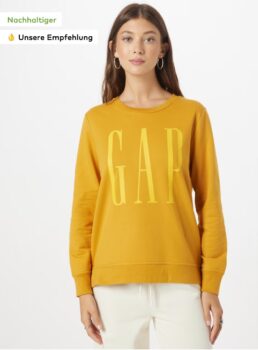 GAP Sweatshirt in Gelb Senf   ABOUT YOU