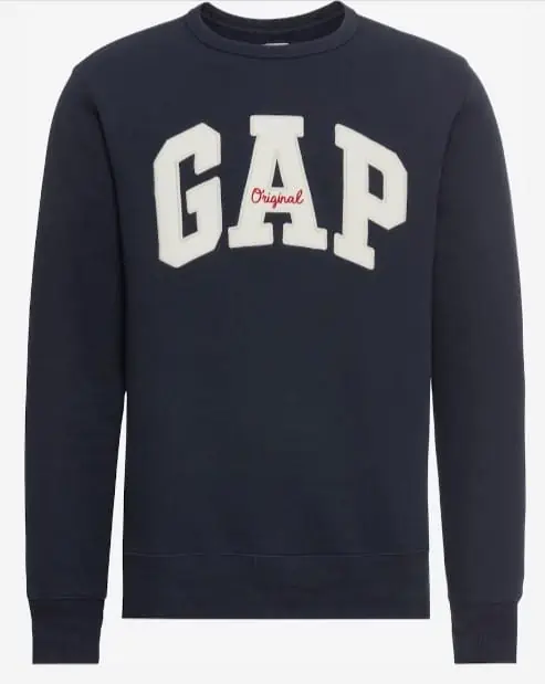 GAP Original Arch Crew Sweatshirt für 23,72 € inkl. Versand (Gr. XS bis XXL)
