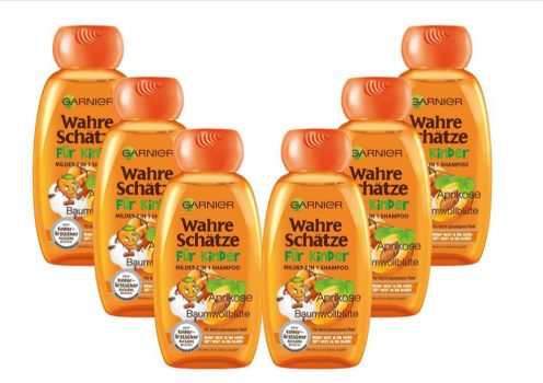 Garnier Shampoo für Kinder Mildes in Pflegeshampoo für empfindliches Haar und leichte Kämmbarkeit Mit