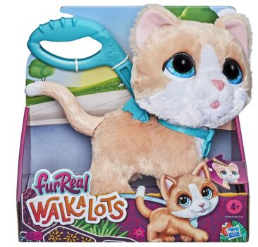 Hasbro furReal Walkalots Grosse Racker Katze interaktives Tierchen Tolle Tiergeraeusche und Wackellau