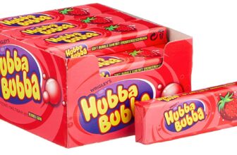 Hubba Bubba Kaugummi   Erdbeere   20 Packungen 20 x 5 Stueck 700 g   Amazon.de  Lebensmittel Getr