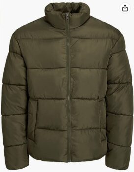 JACK JONES Male Wattierte Jacke High Neck   Amazon.de  Fashion