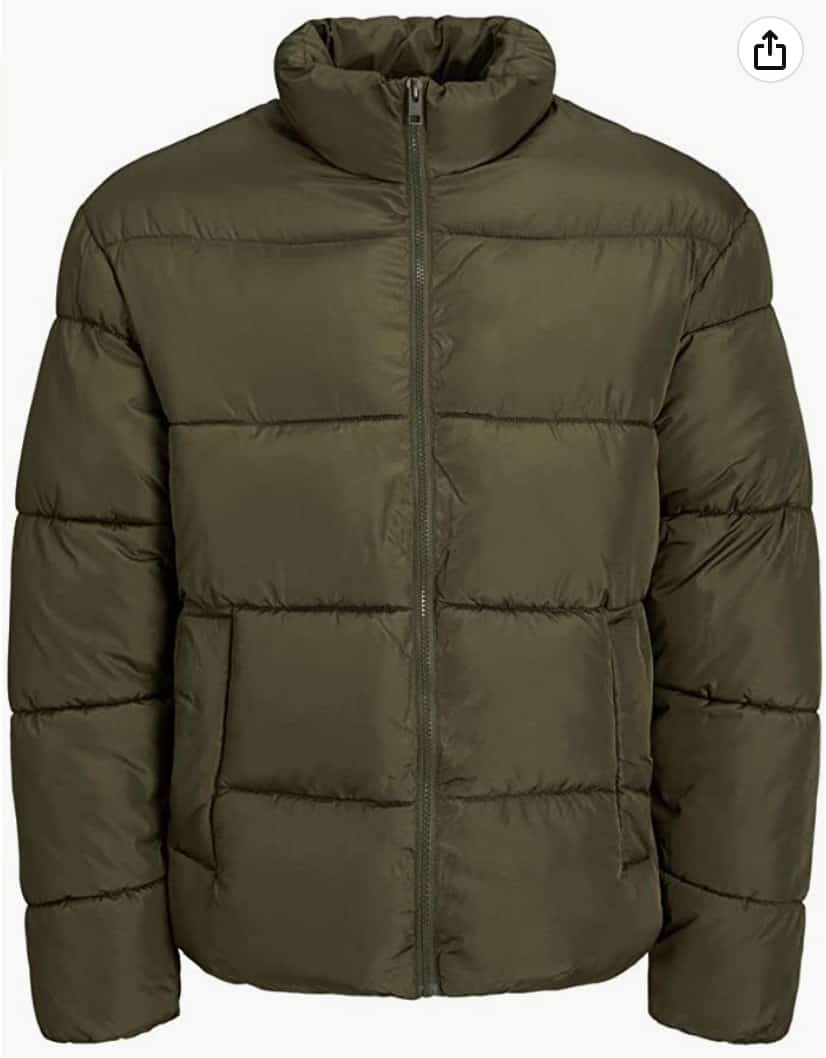 Jack Jones Male Wattierte Jacke High Neck Amazon.de Fashion