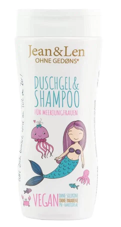 Jean & Len Duschgel & Shampoo für Meerjungfrauen, 230 ml ab 2,69 € inkl. Versand (statt 3,99 €)