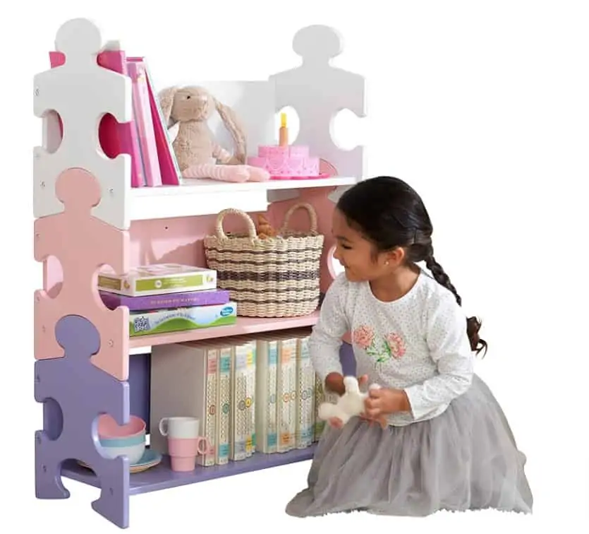 KidKraft 14415 Puzzle Bücherregal, Bücherregal mit 3 Böden für 63,88 € inkl. Prime-Versand (statt 84,03 €)
