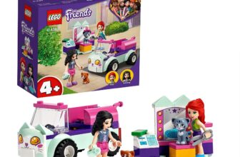 LEGO 41439 Friends Mobiler Katzensalon Set fuer Jungen und Maedchen mit Mini Tierfiguren und Mini Pup