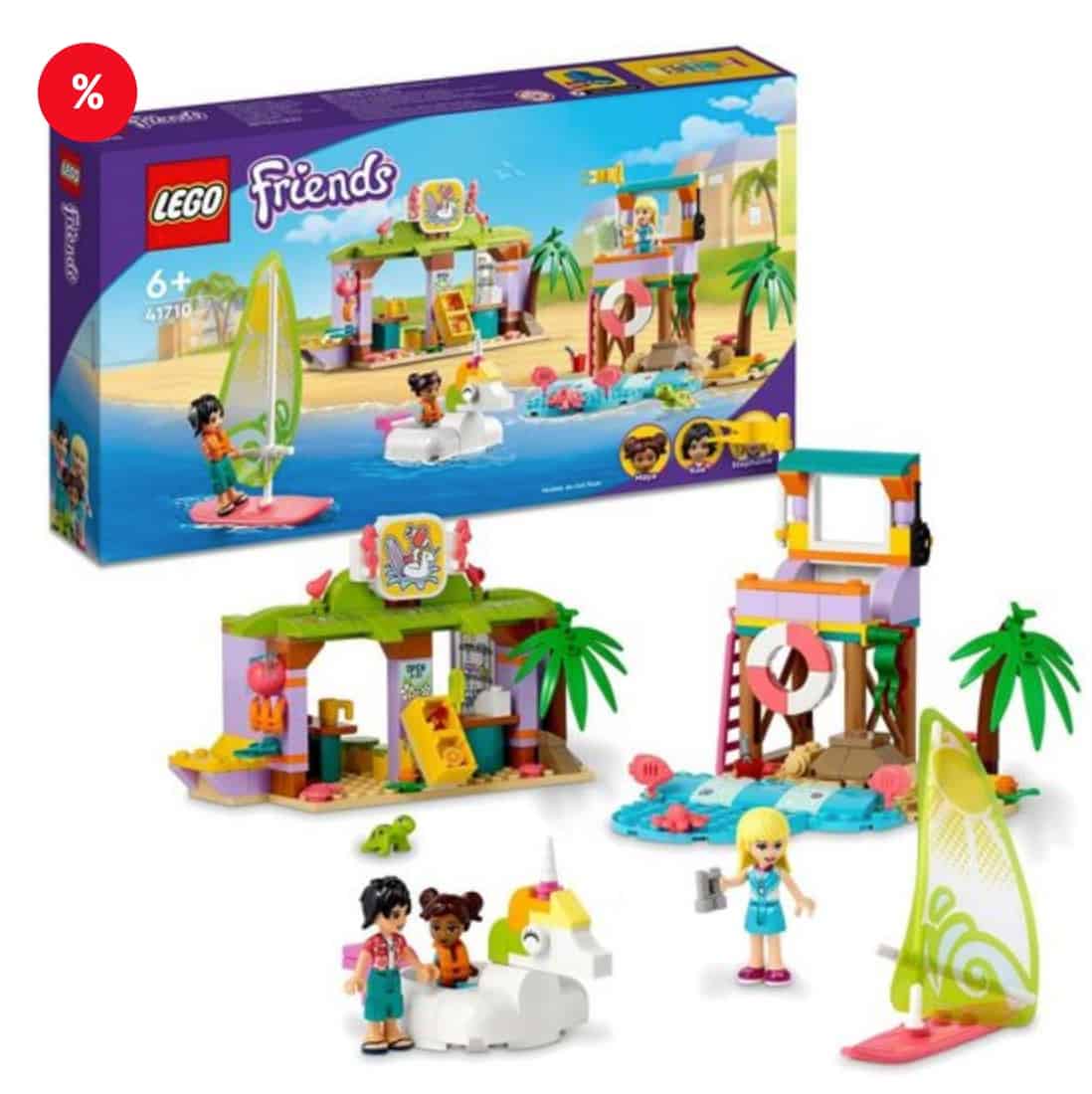 Lego® Konstruktionsspielsteine Surfschule 41710 Lego® Friends 288 St Made In Europe Online