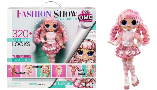 LOL Surprise OMG Fashion Show Style Edition LA ROSE 25 cm grosse Puppe mit 320 Fashion Looks Verwandelbare Outfits Accessoires und mehr Zum Sammeln Fuer Kinder ab 4 Jahren Amazon de Spielzeug