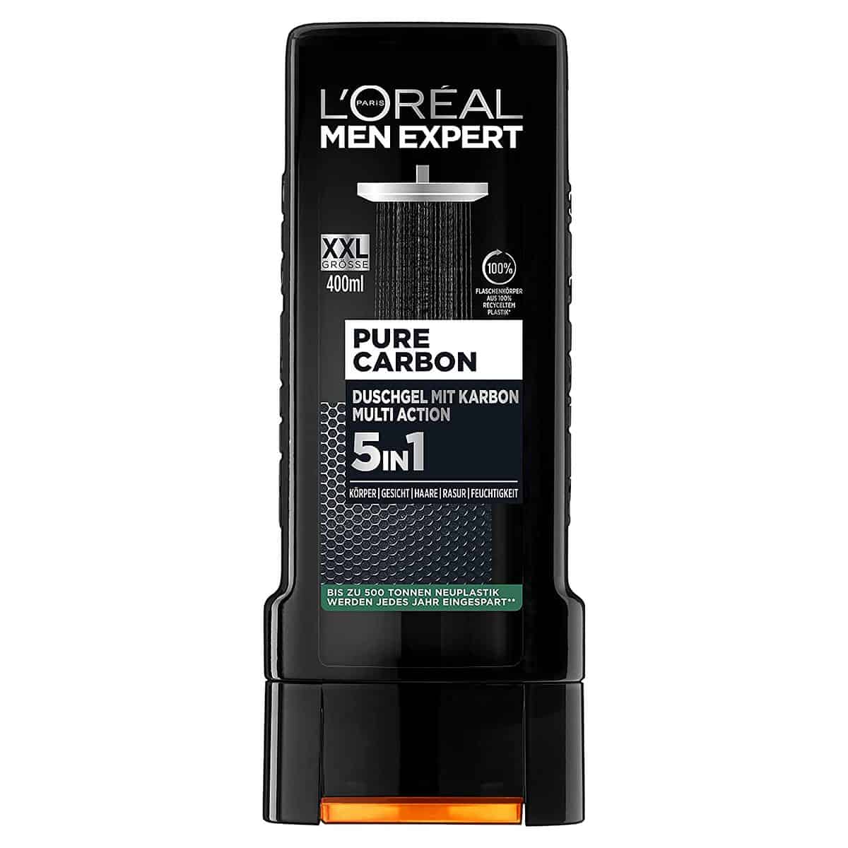 L'oréal Paris Men Expert 5In1 Carbon Clean Duschgel 