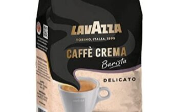 Lavazza Caffe Crema Barista Delicato 1kg Packung Arabica und Robusta Mittlere Roestung  Amazon de Lebensmittel Getraenke