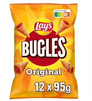 Lays Bugles Original – Herzhafter Mais Snack mit dem originalen Bugles Geschmack 12 x 95 g   Amaz