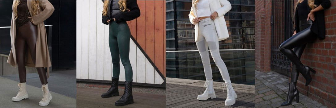 Leggings in Lederoptik  Modernes Trendsymbol   Calzedonia