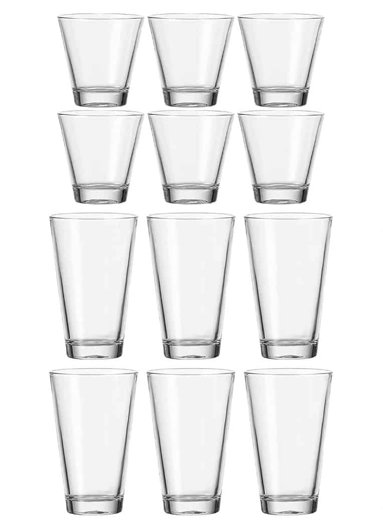 12Er Set Leonardo Ciao Trink-Glas (215 Ml Und 300 Ml)