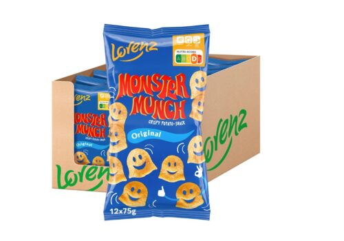 Lorenz Snack World Monster Munch Original 12er Pack 12 x 75 g 900 g   Amazon.de  Lebensmittel