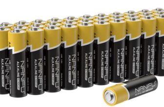 NANFU Alkalische AA Batterien langlebige auslaufsichere quecksilberfreie Batterie Multi Pack x 3