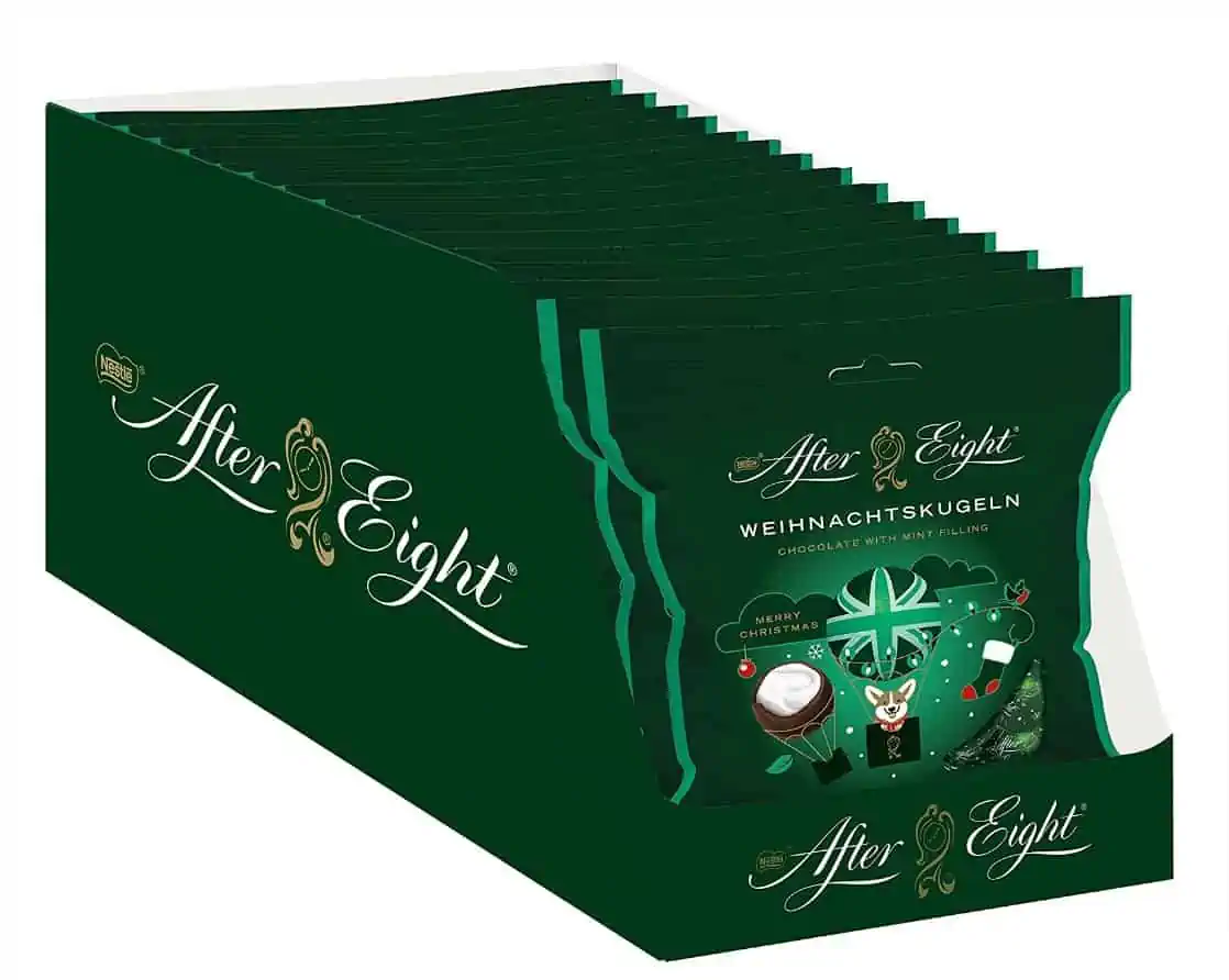 NESTLÉ AFTER EIGHT Weihnachtskugeln 15er Pack (15 x 91g) für 12,99 € inkl. Prime-Versand (statt 28,47 €)