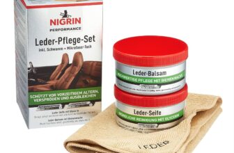 NIGRIN Performance Leder Pflege pflegt mit natuerlichen Oelen und Wachsen farbauffrischend 2x250ml