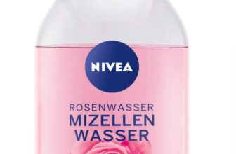 NIVEA Rosenwasser Mizellenwasser 400 ml Gesichtsreinigung mit MicellAIR Technologie und natuerlich